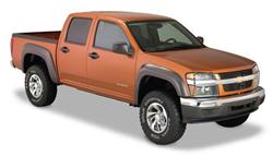 Fender Flares, Extend-A-Fender, Rear, Black, Dura-Flex Thermoplastic, Chevy, GMC, Pair