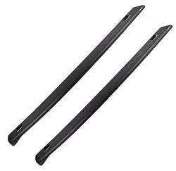 Bed Rail Caps, Ultimate, Textured, Plastic, Matte Black, 78.7 inch Long Bed, Stake Hole Pockets, Chevy, Pair