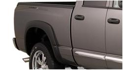 Fender Flares, OE-Style, Rear, Dura-Flex Thermoplastic, Black, Pair