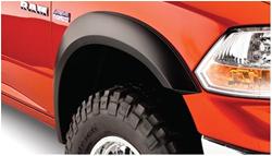 Fender Flares, Extend-A-Fender, Front, Black, Dura-Flex Thermoplastic, Dodge, Ram, Pair