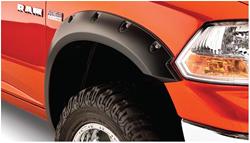 Fender Flares, Pocket Style, Front, Black, Dura-Flex Thermoplastic, Dodge, Ram, Pair