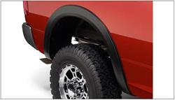 Fender Flares, OE Style, Rear, Black, Dura-Flex Thermoplastic, Dodge, Ram, Pair