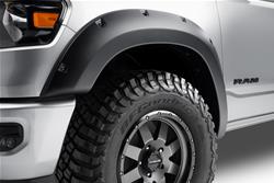 Fender Flares, Forge Style, Front and Rear, Textured Black, Dura-Flex Thermoplastic, Toyota, Set of 4