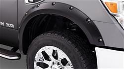 Fender Flares, Pocket Style, Front, Black, Dura-Flex Thermoplastic, for Nissan, Pair