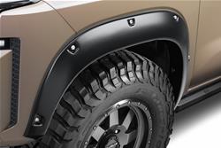 Fender Flares, Pocket-Style, Front and Rear, Black, Dura-Flex Thermoplastic, Nissan, Frontier, Set of 4