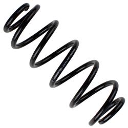 Stock Height Spring, B3 Series, Coil, Black Powdercoated, Audi, Front, Each