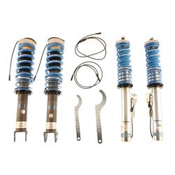 Coilover Kits, B16 Suspension Kits, Front and Rear, 0.6-1.4 in. Lowered Front and Rear, Shocks, Adjustable Valving, Blue Springs, Porsche, Kit