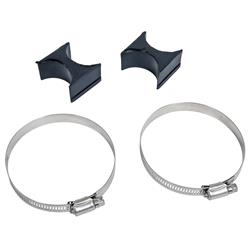 Reservoir Mounting Bracket, Piggyback Type, Aluminum, Black, Each