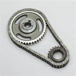 Timing Chain and Gear Set, Hi-Tech, Double Roller, Steel Sprockets, AMC, V8, Set