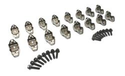 Rocker Arms, High Energy, Stamped Steel, Pedestal Mount, 1.6 Ratio, Ford, Set of 16