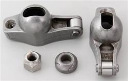 Rocker Arms, Stud Mount, Roller Tip, Steel, 1.72 Ratio, Fits 7/16 in. Stud, Chevy, Ford, Set of 8