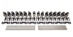 Rocker Arms, 3/8 in. Stud Mount, Roller Tip, Steel, 1.6 Ratio, Oldsmobile, 455, Kit