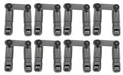 Lifters, Short Travel XD Hydraulic Roller, Horizontal Link Bar, 0.842 in. O.D., Chevy, GMC, Small Block LS, Set of 16