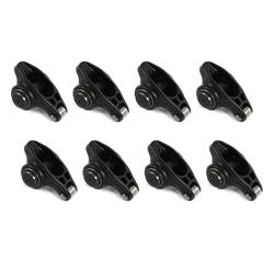 Rocker Arm, 3/8 in. Stud Mount, Full Roller, Steel, 1.52 Ratio, Chevy, Small Block, Set of 8