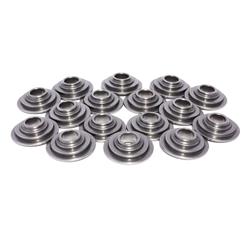Valve Spring Retainers, Tool Steel, 7 Degree, 1.320 in. Outside Diameter, .646 in. Inside Diameter, Set of 16