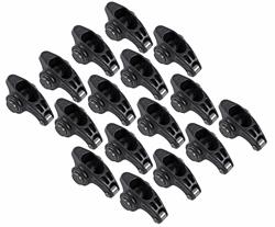 Rocker Arms, Fits 7/16 in. Stud, Full Roller, Chromoly Steel, 1.73 Ratio, Ford, Set of 16