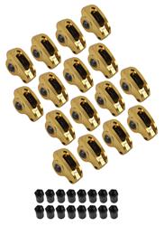 Rocker Arms, Ultra Gold, Stud Mount, Aluminum, 1.5 Ratio, 3/8 in. Stud, Chevy, Small Block, Set of 16