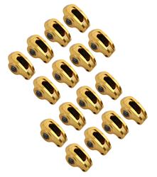 Rocker Arms, Ultra Gold, Stud Mount, Aluminum, 1.6 Ratio, 3/8 in. Stud, Chevy, Small Block, Set of 16