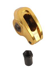 Rocker Arms, Ultra Gold, Stud Mount, Aluminum, 1.5 Ratio, 7/16 in. Stud, Chevy, Small Block, Each