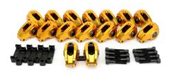 Rocker Arms, Ultra Gold ARC, Pedestal Mount, Full Roller, Aluminum, 1.72 Ratio, Chevy, LS1, LS2, LS6, Set of 16