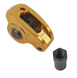 Rocker Arm, Ultra Gold, Stud Mount, Aluminum, 1.6 Ratio, 7/16 in. Stud, Ford, 289/302/351, Each