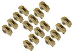 Rocker Arms, Ultra Gold, Full Roller, Stud Mount, Aluminum, 1.73 Ratio, 7/16 in. Stud, Ford, Set of 16