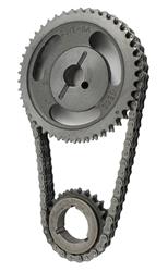 Timing Chain and Gear Set, Magnum, Double Roller, Steel Sprockets, Ford, 429/460, Accommodates 1-Piece Fuel Pump Eccentric, Set