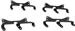 Ignition Coil Brackets, Use with COMP Cams Billet Valve Covers and FAST XR Series Coils or LS3 Coils, Steel, E-Coated, Chevy, LS, Kit