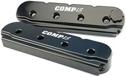 Valve Covers, Billet Aluminum, Black Anodized, LS, Pair