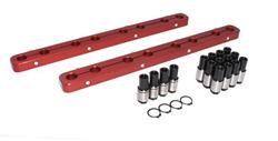 Rocker Arm Stud Girdle, Aluminum, Red, 7/16 in.-20 Thread, Ford, Small Block, Kit