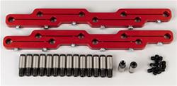 Rocker Arm Stud Girdle, Aluminum, Red, 7/16 in.-20 Thread, Ford, Big Block 385 Series, Kit
