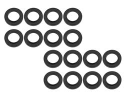 Valve Spring Locator, Inside Locating Shoulder, Steel, 0.205 in. Thick, 1.300 in. O.D., 0.805 in. I.D., 0.880 in. Spring I.D., Set of 16
