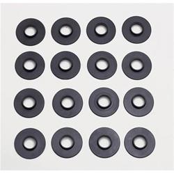 Valve Spring Shims, Steel, Hardened, 1.480 in. Outside Diameter, .060 in. Thick, Set of 16