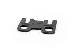 Guideplate, Flat, Steel, Black Oxide, 5/16 in. Pushrod Size, 7/16 in. Stud Size, Chevy, Ford, Each