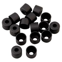 Valve Stem Seals, Rubber, Umbrella, 0.344 in. Valve Stem, Set of 16