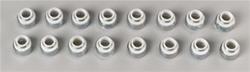 Valve Stem Seals, PTFE, Positive Stop, .530 in. Guide, 11/32 in. Valve Stem, Set of 16