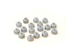 Valve Stem Seals, PTFE, Positive Stop, .530 in. Guide, 3/8 in. Valve Stem, Set of 16