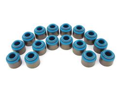 Valve Stem Seals, PTFE, Positive Stop, .530 in. Guide, 3/8 in. Valve Stem, Set of 8
