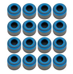 Valve Stem Seals, Viton®, Positive Stop, .530 in. Guide, 0.372 in. Valve Stem, Set of 16