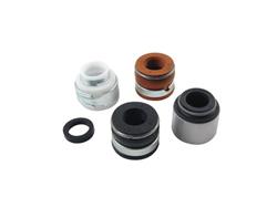 Valve Stem Seals, Viton®, Positive Stop, .500 in. Guide, 0.310 in. Valve Stem, Set of 16