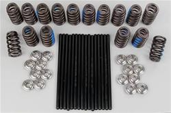 Valve Train Upgrade Kit, Beehive Springs, Chromoly Pushrods, Retainers, Chevy, Small Block, Kit