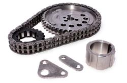 Timing Chain and Gears, Keyway Adjustable, Double Roller, Billet Steel Sprockets, Chevy, Small Block LS, Kit