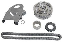Timing Chain and Gears, Keyway Adjustable, Double Roller, Billet Steel Gears, Chrysler, Jeep, 5.7L, 6.1L, Set