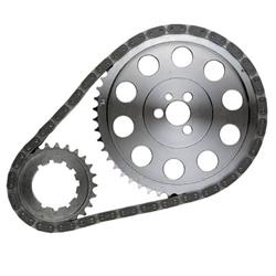 Timing Chain and Gear Set, Keyway Adjustable, Double Roller, Billet Steel Sprockets, Ford, 429/460, Set