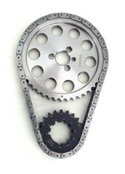 Timing Set; Nine Key Way Billet Timing Set; Adjustable; Chevy, 305-350 cid w/Factory Roller Cam
