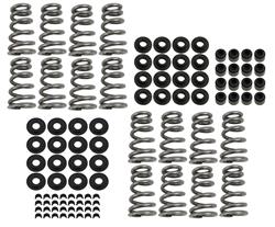 Valve Spring and Retainer Kits, Conical Single Springs, Chromoly Retainers, 7 Degree Single Groove Locks, 1.286 in. O.D., Viton Seals, Chevy, LS, Kit
