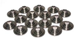 Valve Spring Retainers, Titanium, 10 Degree, 1.625 in. Outside Diameter, .765 in. Inside Diameter, Set of 16