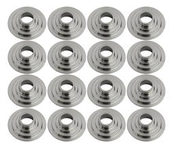 Valve Spring Retainers, Titanium, 10 Degree, 1.625 in. Outside Diameter Spring, .870 in. ID, Set of 16