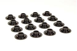 Valve Spring Retainer, Steel, 10 Degree, 1.437 in./1.500 in. Outside Diameter, .690 in. Inside Diameter, Set of 16