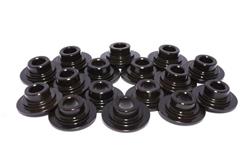 Valve Spring Retainers, Steel, 10 Degree, 1.250 in. Outside Diameter, .735 in. Inside Diameter, Set of 16